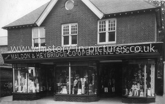 Maldon and Heybridge Co-Operative Society Ltd, Maldon, Essex. c.1920's